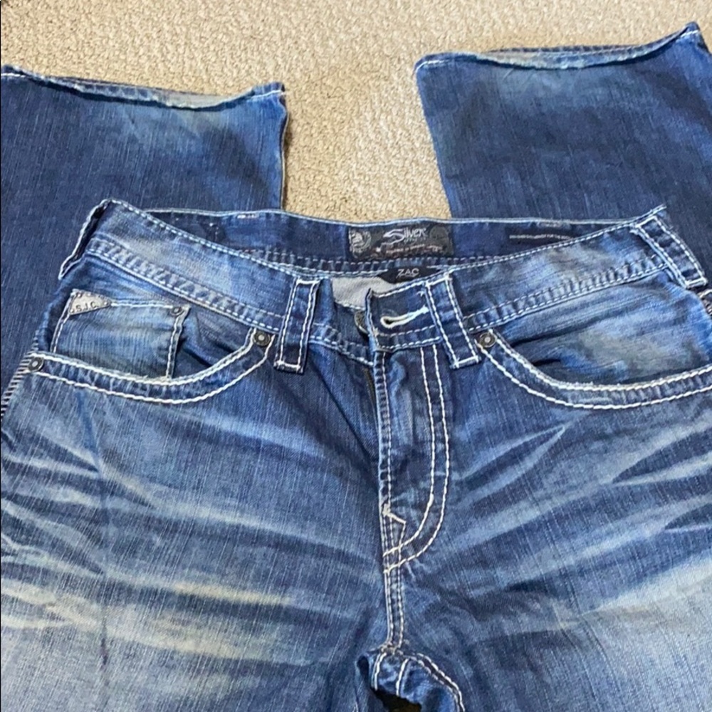 Silver Zac Jeans
